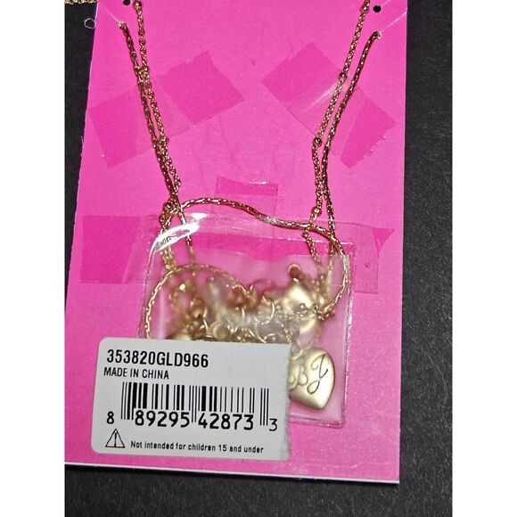 Betsey Johnson gold tone necklace set - Picture 8 of 8